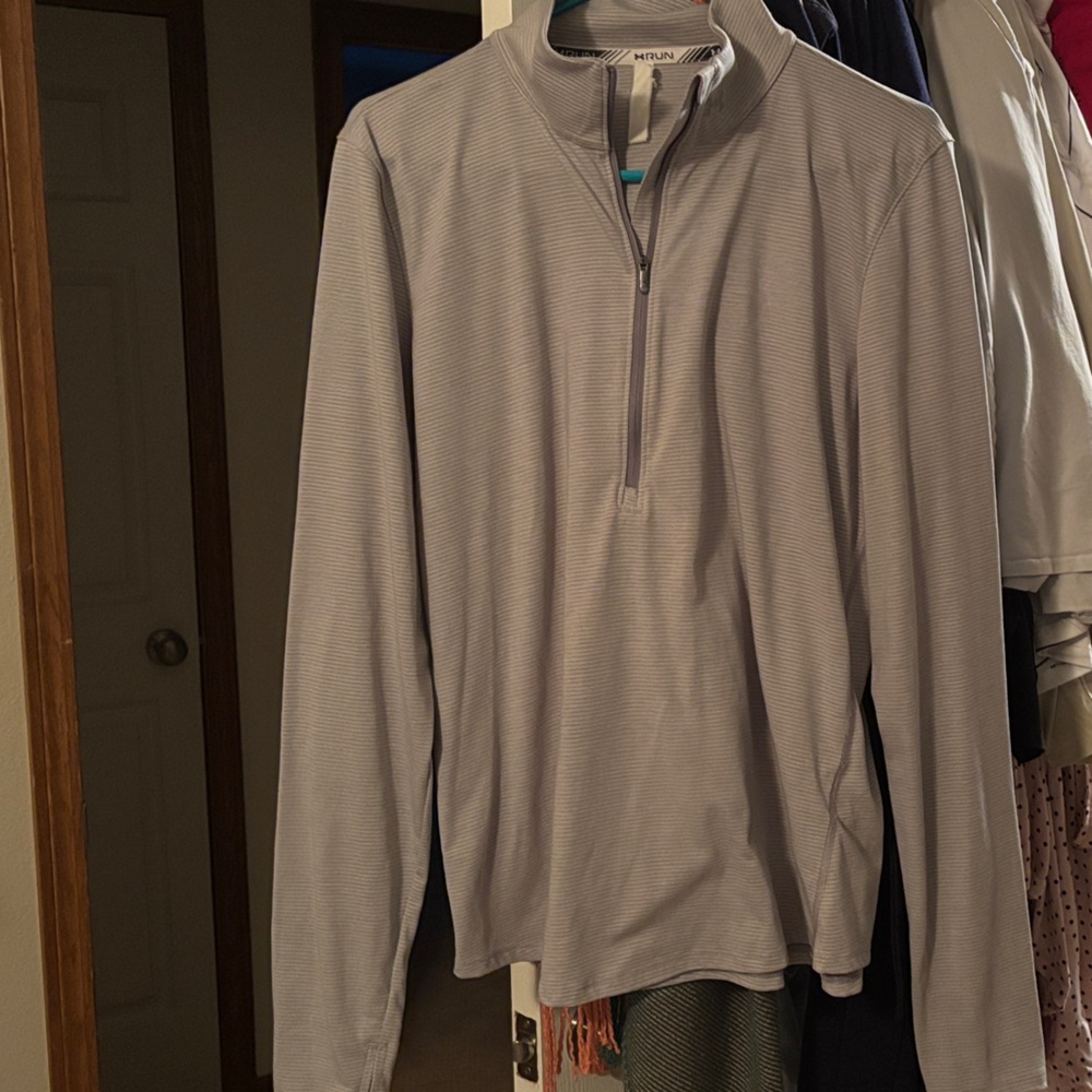 Under Armour Gray Quarter-Zip Sweatshirt